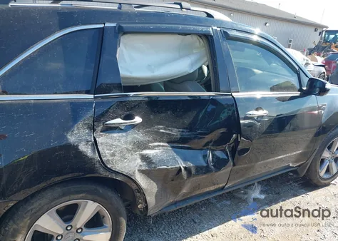 2011 Acura Mdx Technology Package z USA, uszkodzony, nr VIN 2HNYD2H62BH547582